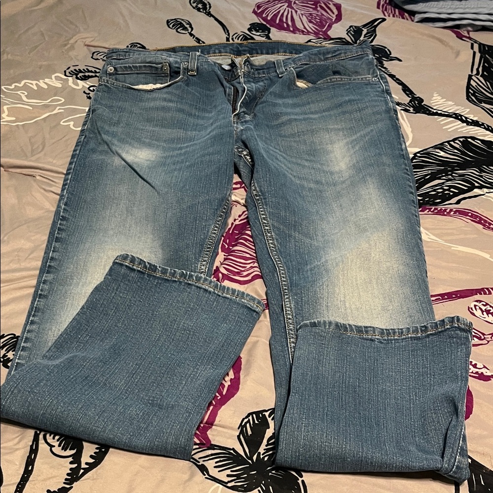 Levi's 559 Blue Relaxed Straight-Leg Jeans for Men
